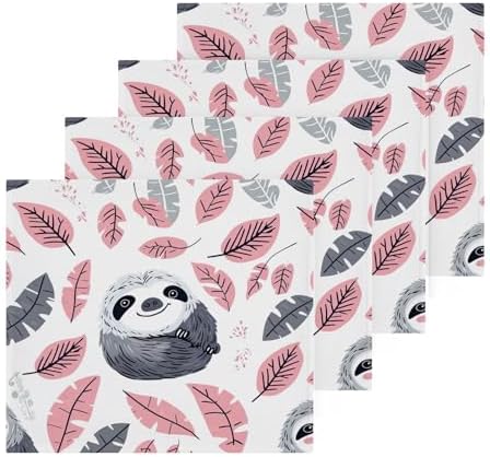 Yetatasbin Sloth Washcloths 2-Pack