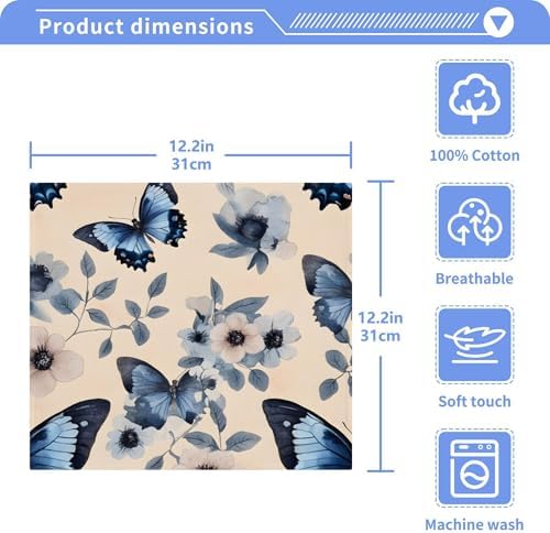 Beautiful Butterfly Washcloth Set