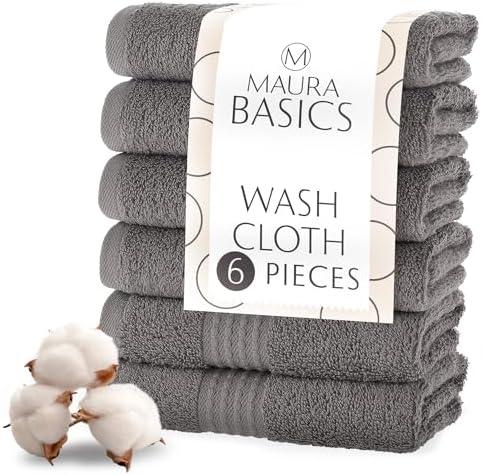 MAURA Washcloth Set Luxury 10x10