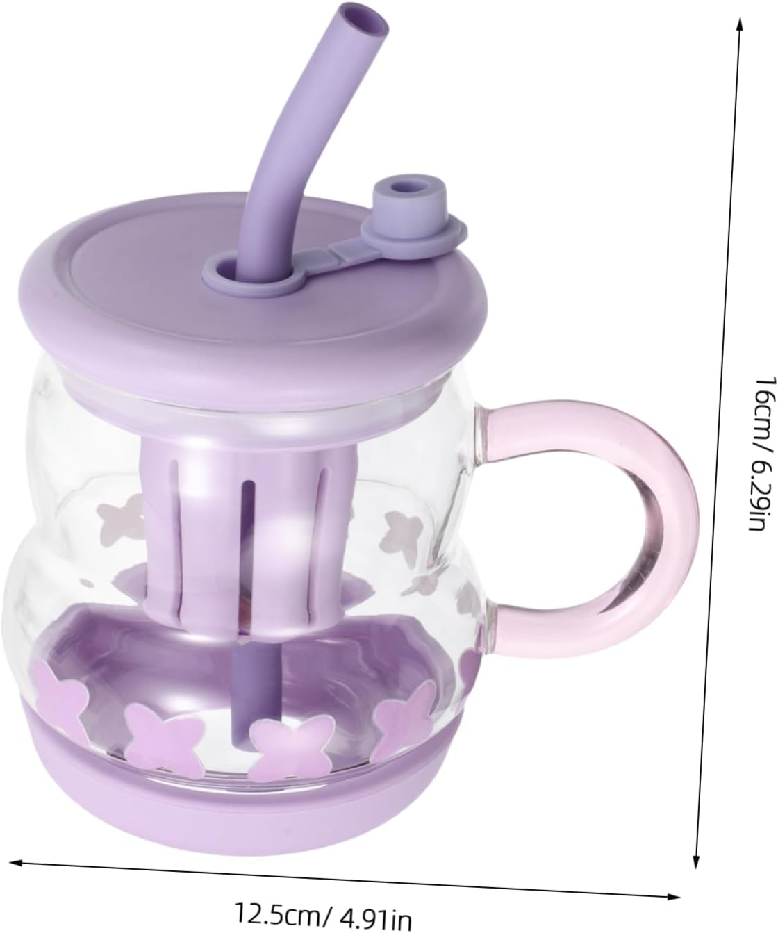 Durable Reusable Tumbler with Straw and Lid for Boys Girls and Travelers