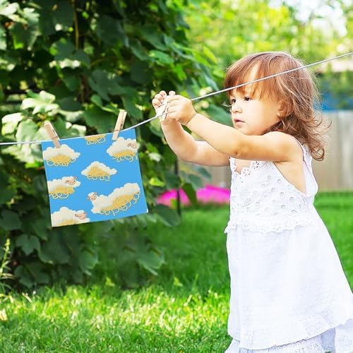 Cartoon Sheep Washcloth Set - Fast Drying Durable