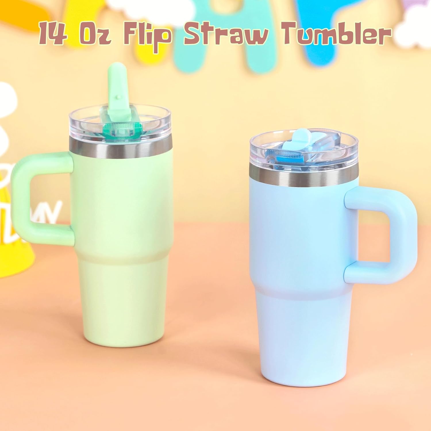 Flip-Straw 14 Oz Tumbler for Kids