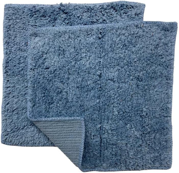 Cozy Chenille Washcloths - Cornflower Blue - 2-Pack