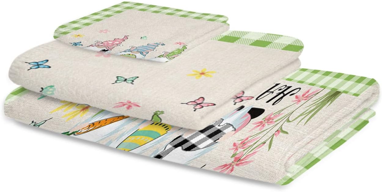 CosyBright 3-Piece Easter Towels Set