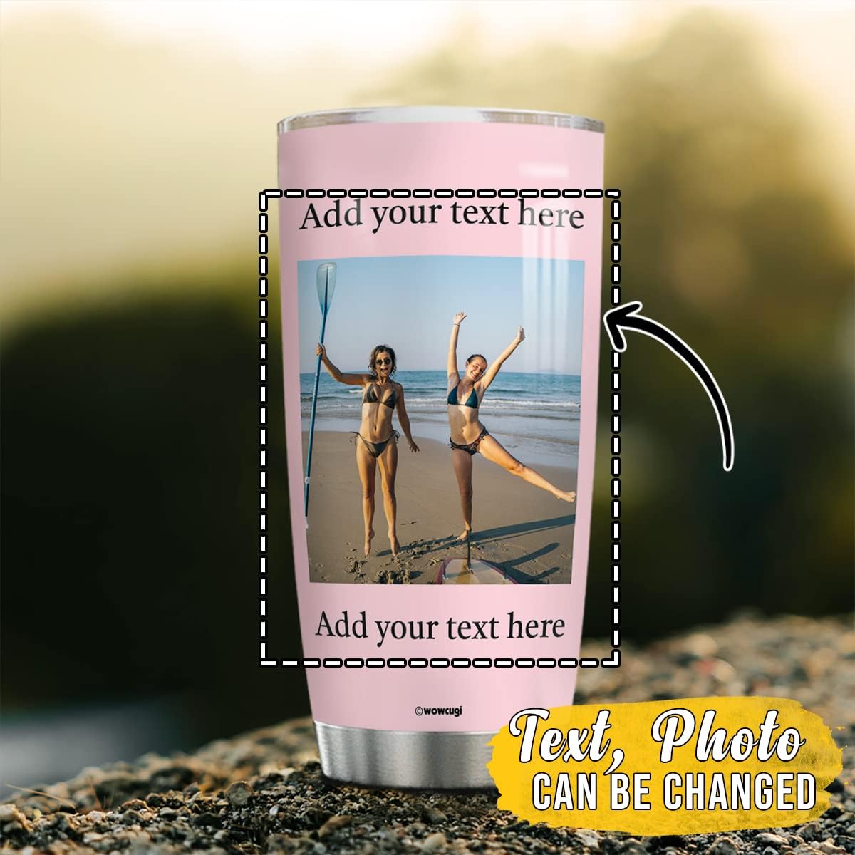 Personalized Picture Coffee Tumbler