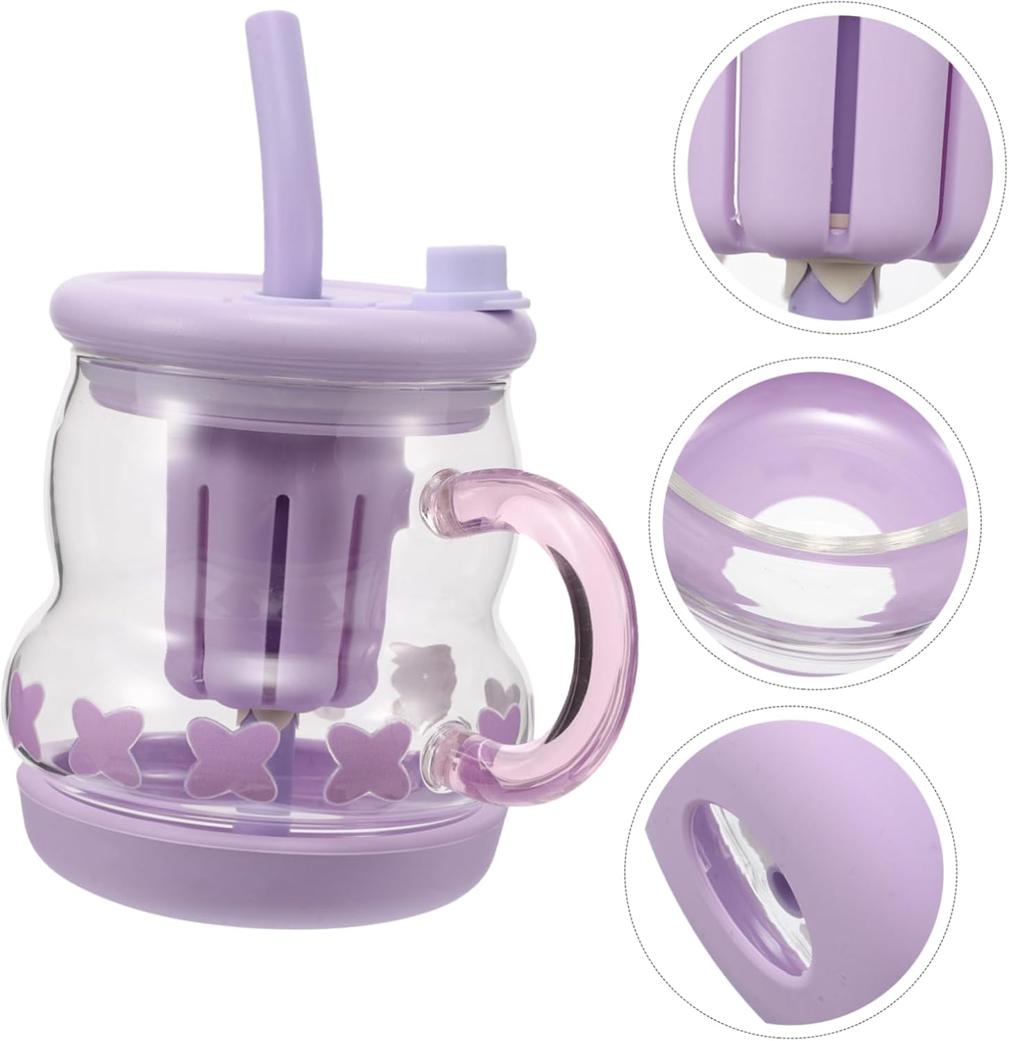 Durable Reusable Tumbler with Straw and Lid for Boys Girls and Travelers