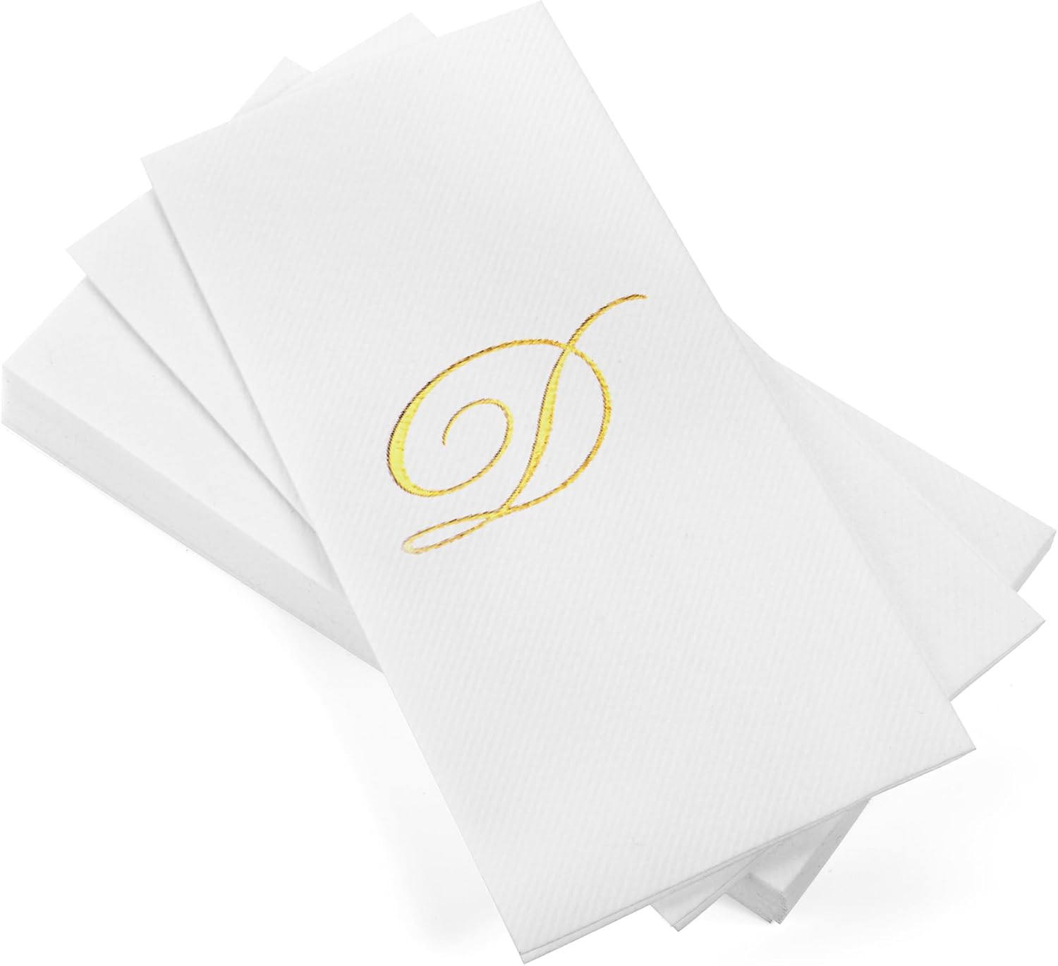 Luxury Disposable Towels Monogrammed for Guests