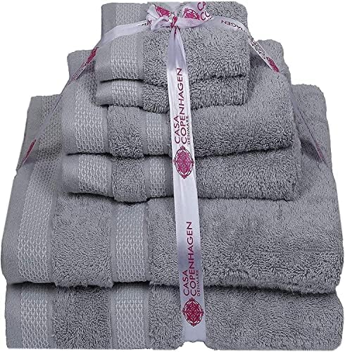 CASA COPENHAGEN Solitaire 6 Piece Towel Set