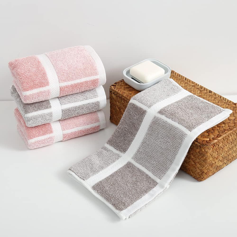 Sense Gnosis Pink Hand Towel Set 13x29 - 2 Pack