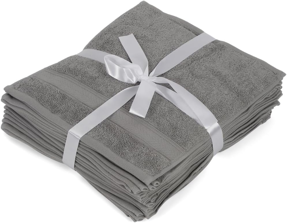 Casa Lino Premium 24-Pack Washcloth Set