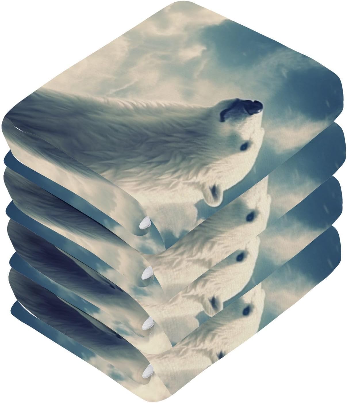 Polar Bear Premium Washcloth Set