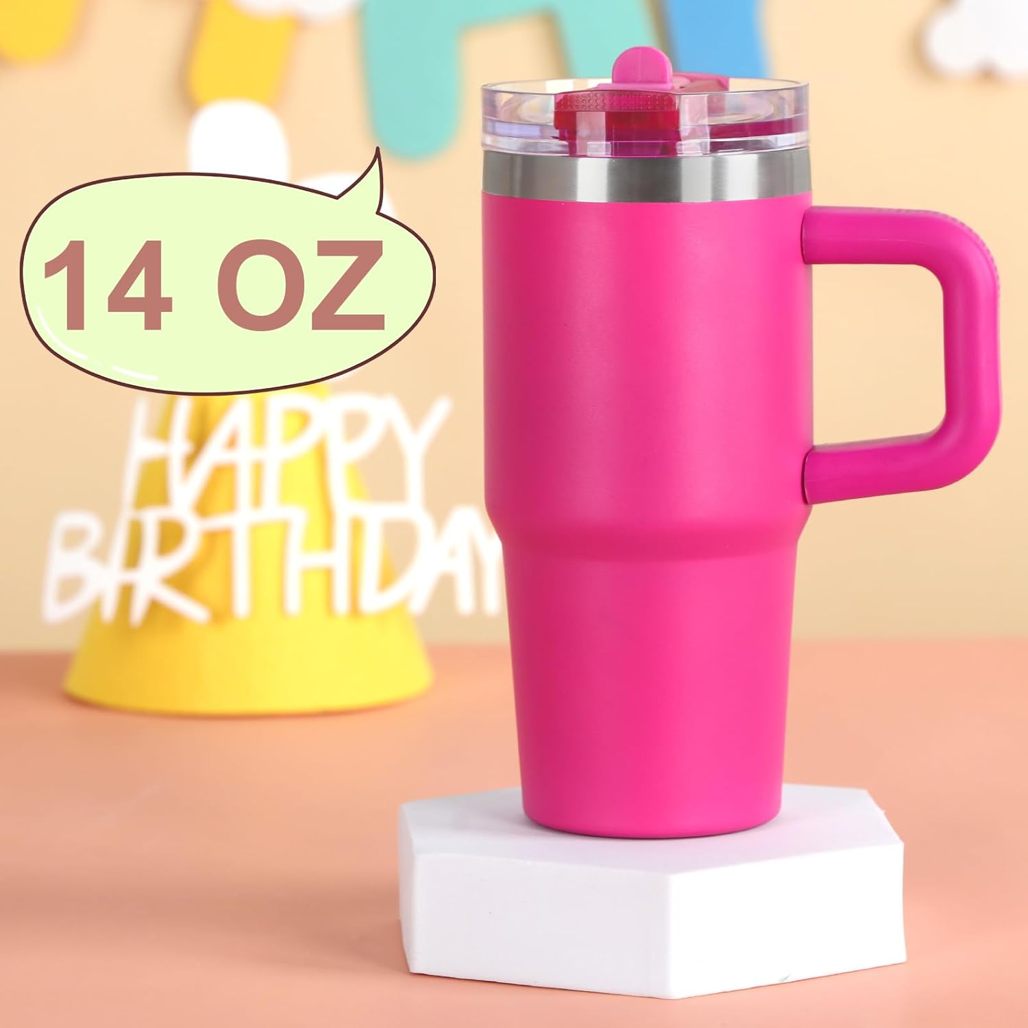 Perfect for Kids 14 oz Double-Insulated Leak-Proof Flip-Top