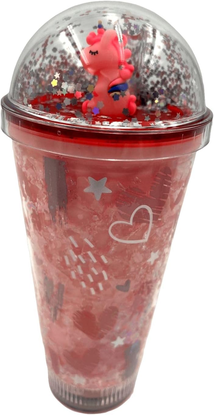 Unicorn LED Light Up Cup with Straw 16oz