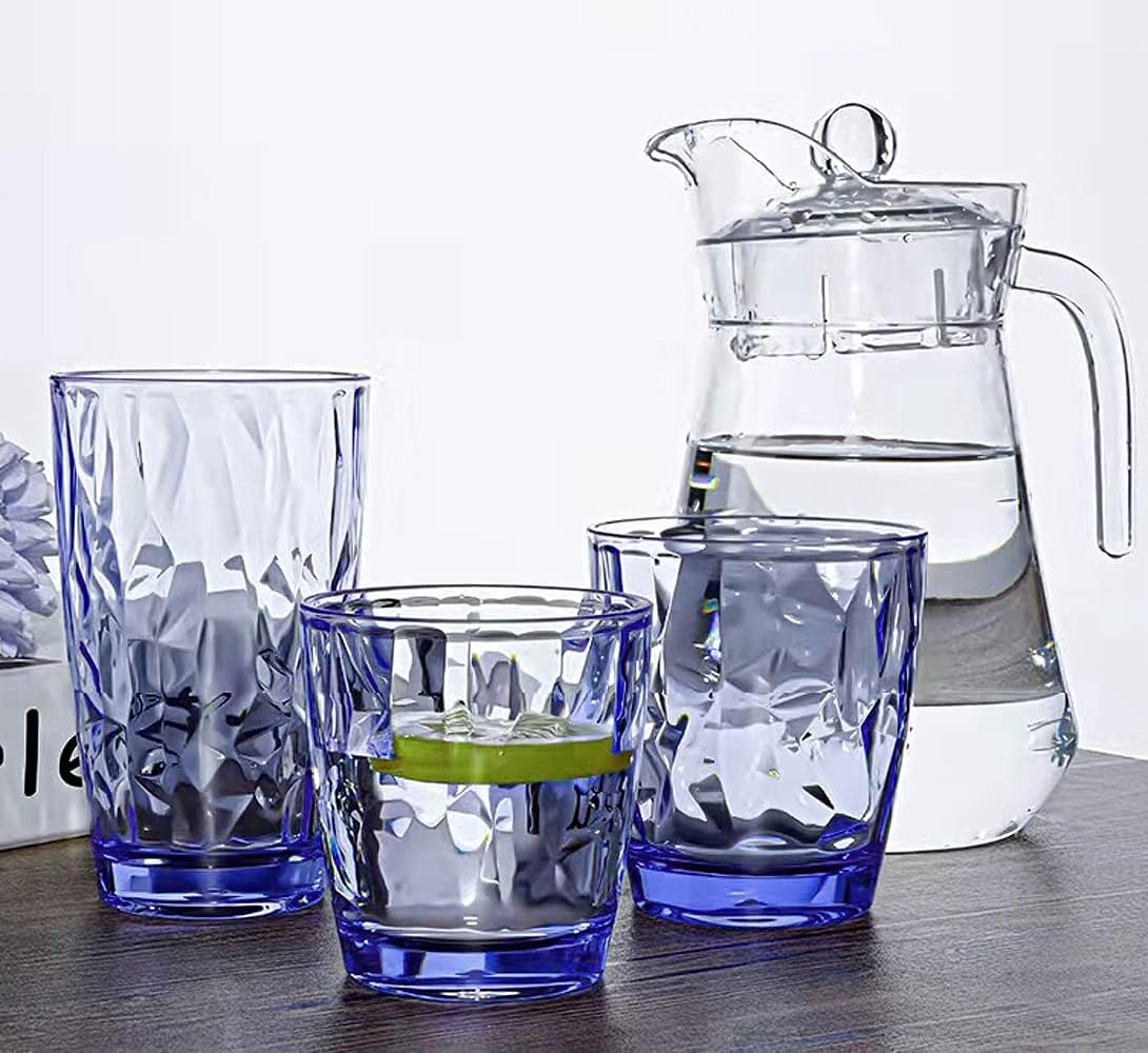 BPA-Free Shatterproof 15Oz Plastic Drinking Glasses