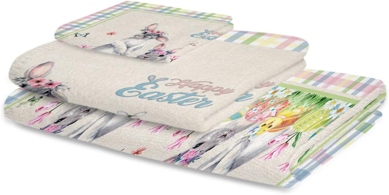 Elegant 3-Piece Bath Towels Set