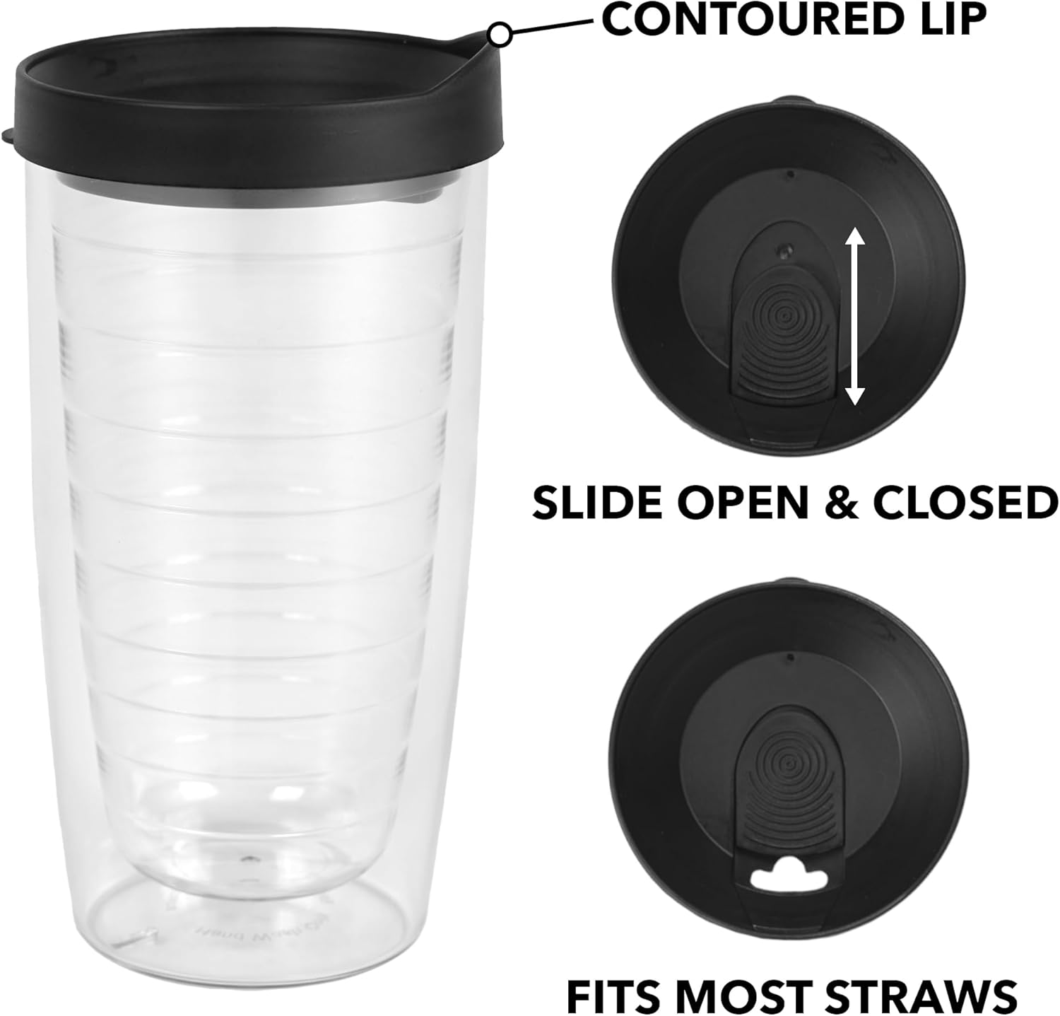 LOGOVISION Smart Toilet-Proof Double-Wall Tumbler