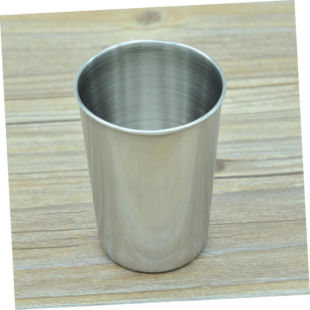 2pc Stainless Steel Tumbler Cups Set Home Party Use Silver Easy to Clean