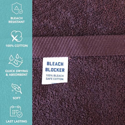 Bleach-Proof Salon Towels 12-Pack Eco-Friendly Hair Stylist Towels