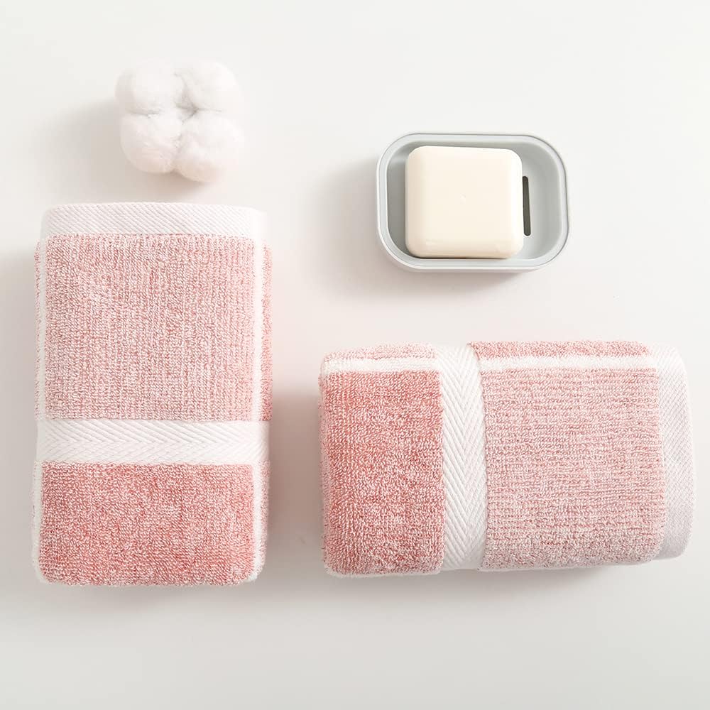 Sense Gnosis Pink Hand Towel Set 13x29 - 2 Pack
