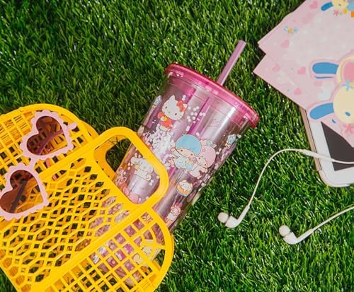 Hello Kitty Confetti Tumbler Reusable Carnival Cup