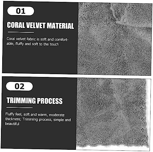 1 Set Reusable Coral Fleece Beach Towels