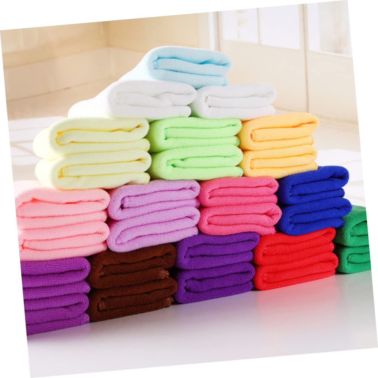 GALPADA Super Soft Towel Washcloth 30x70cm Light Blue 1