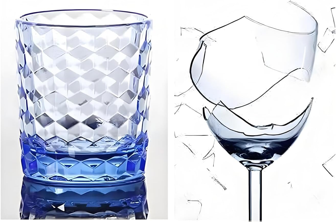 6-Piece Unbreakable BPA-Free Tritan Drinking Glasses