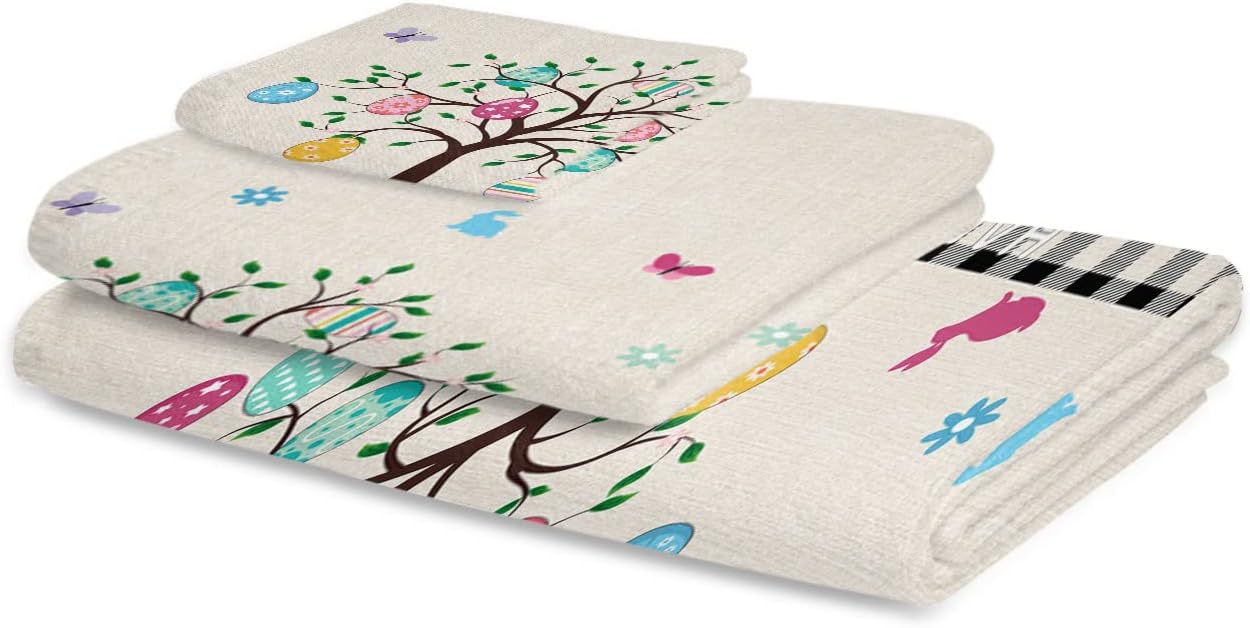 CosyBright 3-Piece bath towel set for home