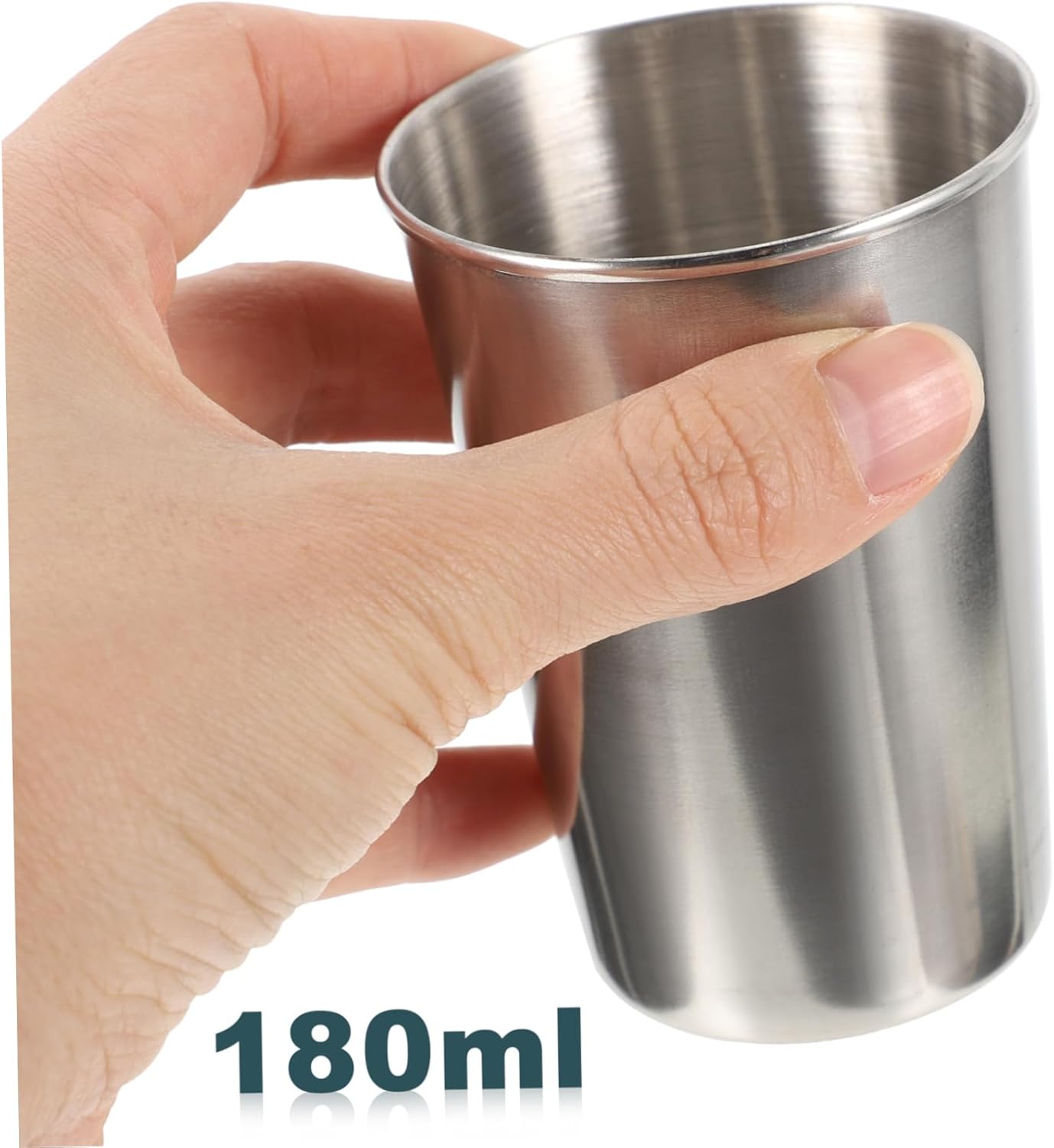 Stainless Steel Toothbrush Tumbler 180ml Strategically Placed for Daily Care
