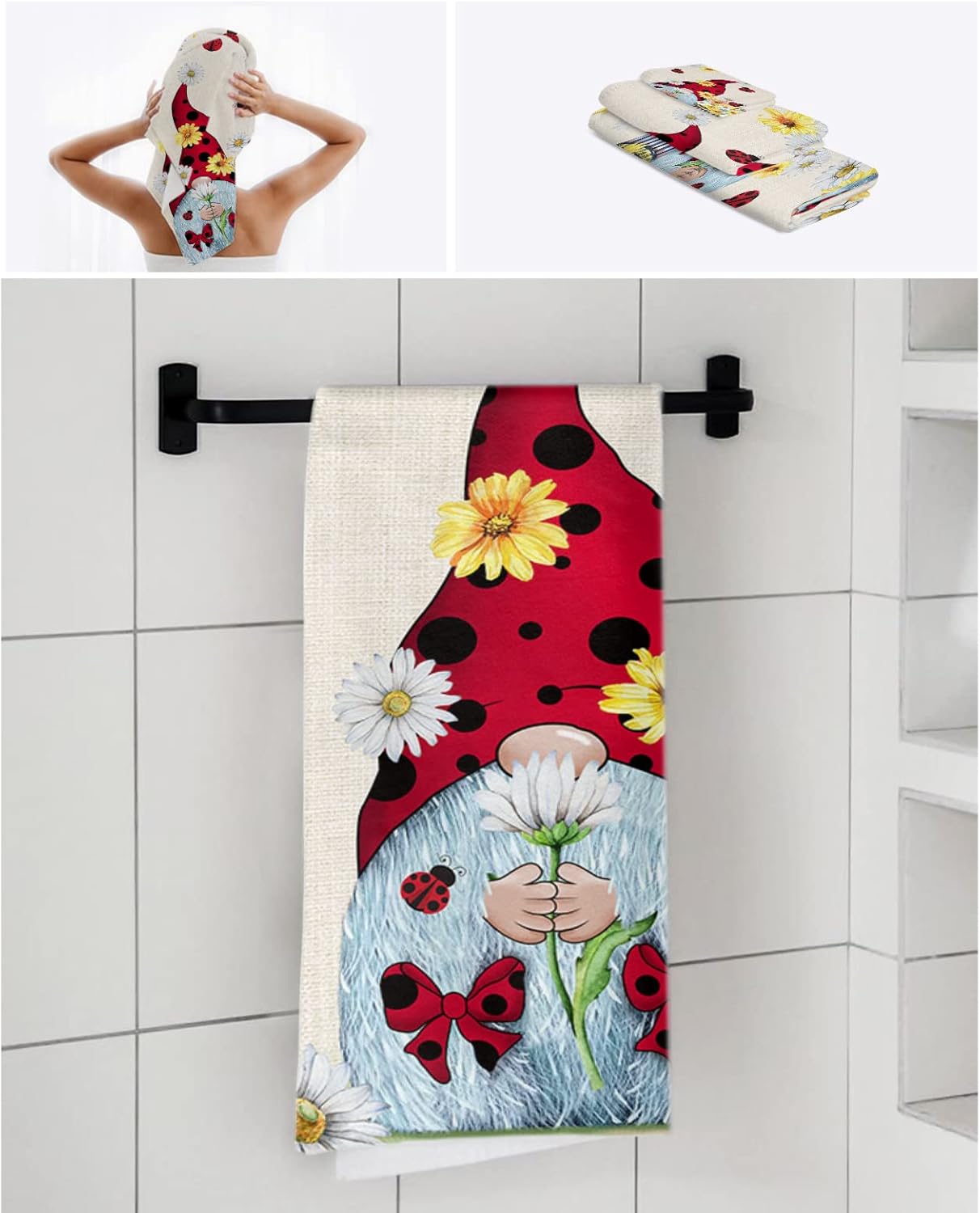 3-Piece Luxurious Bath Towels Set
