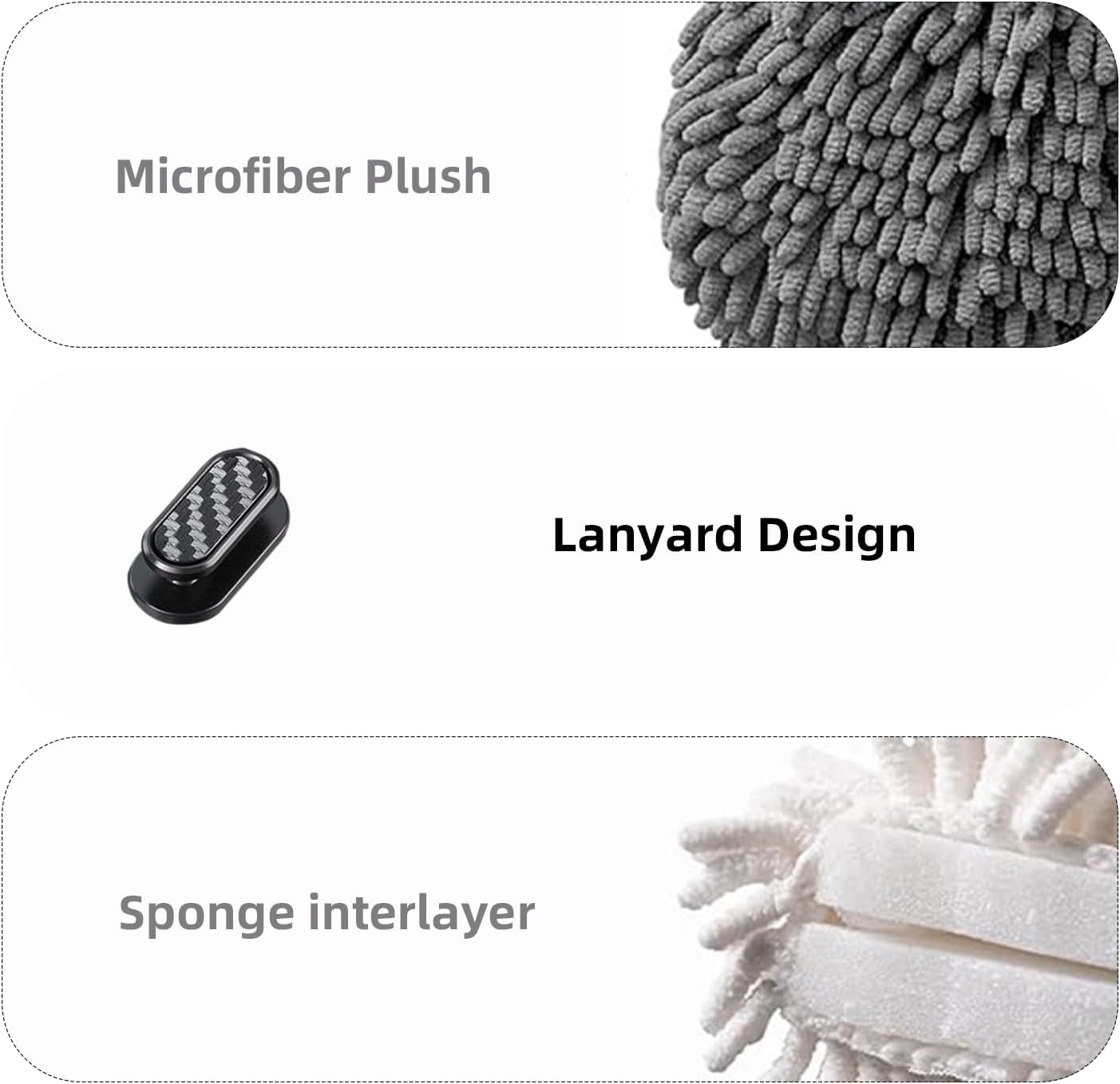 BCIBhucy Fluff Ball Hand Towels