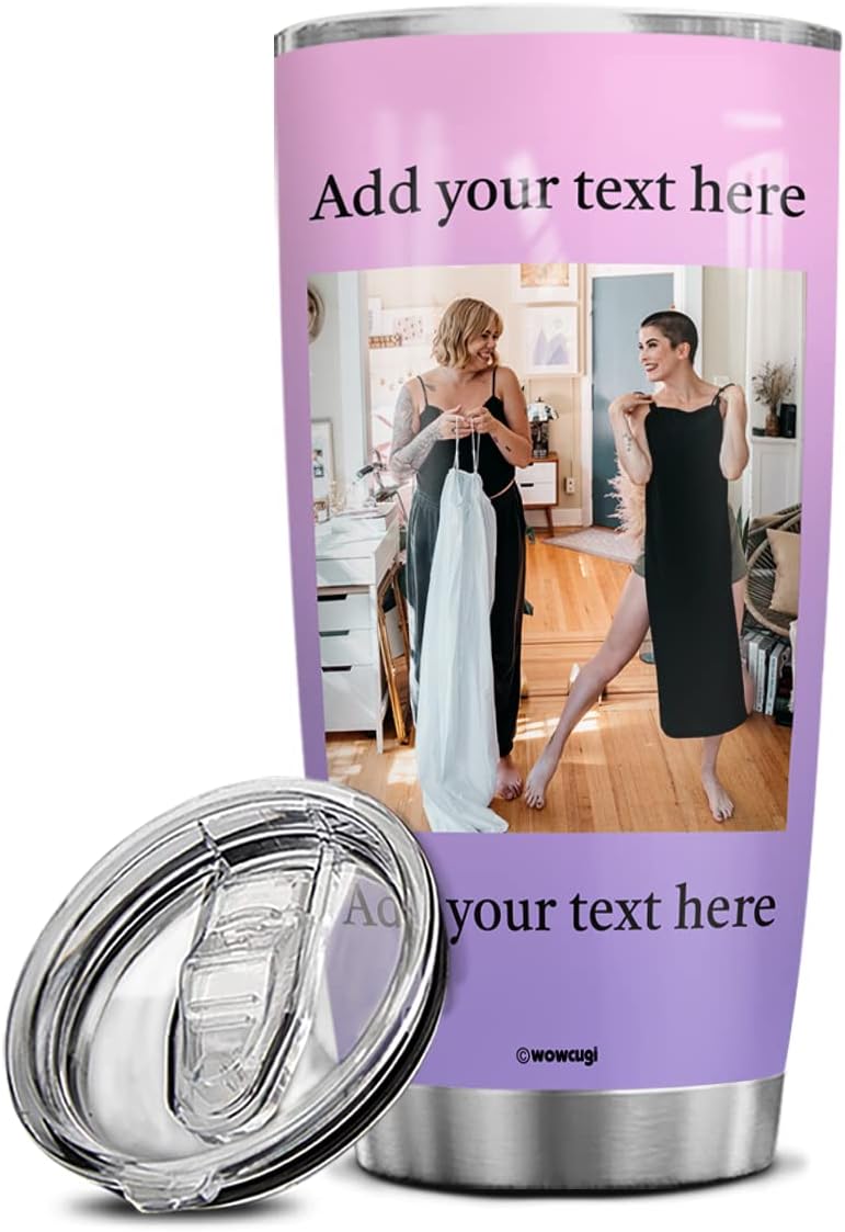 Personalized Double-Insulated Coffee Tumbler for Women