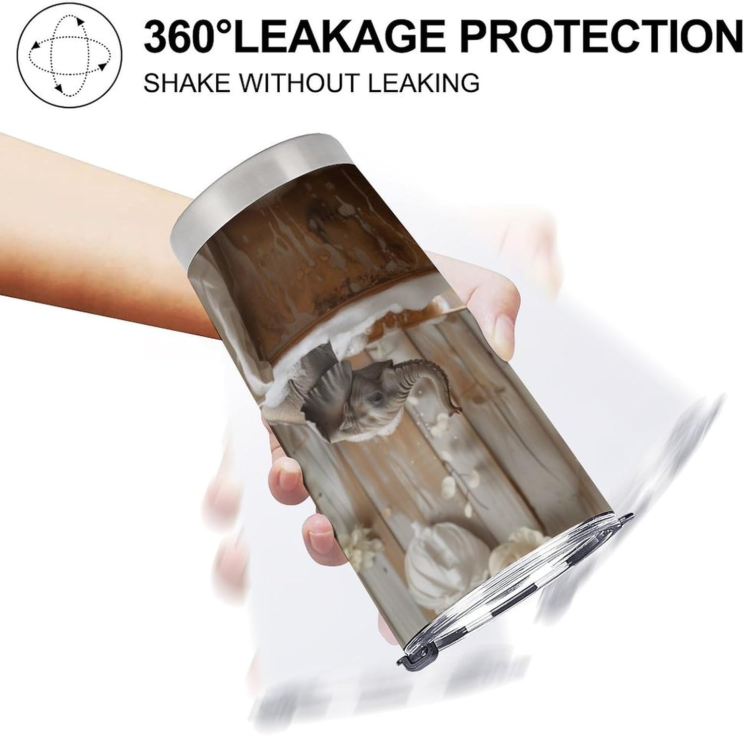 Stylish Stainless Steel Tumbler for portability CoffeeTea