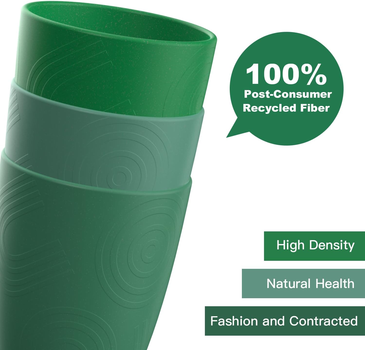 Homienly Wheat Straw Cups 12 OZ Forest Series Reusable