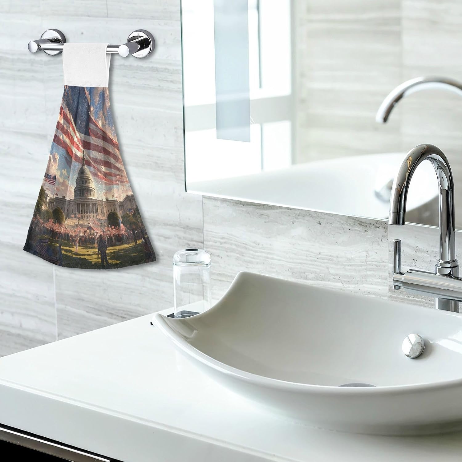 Independence Day Hook Loop Towels