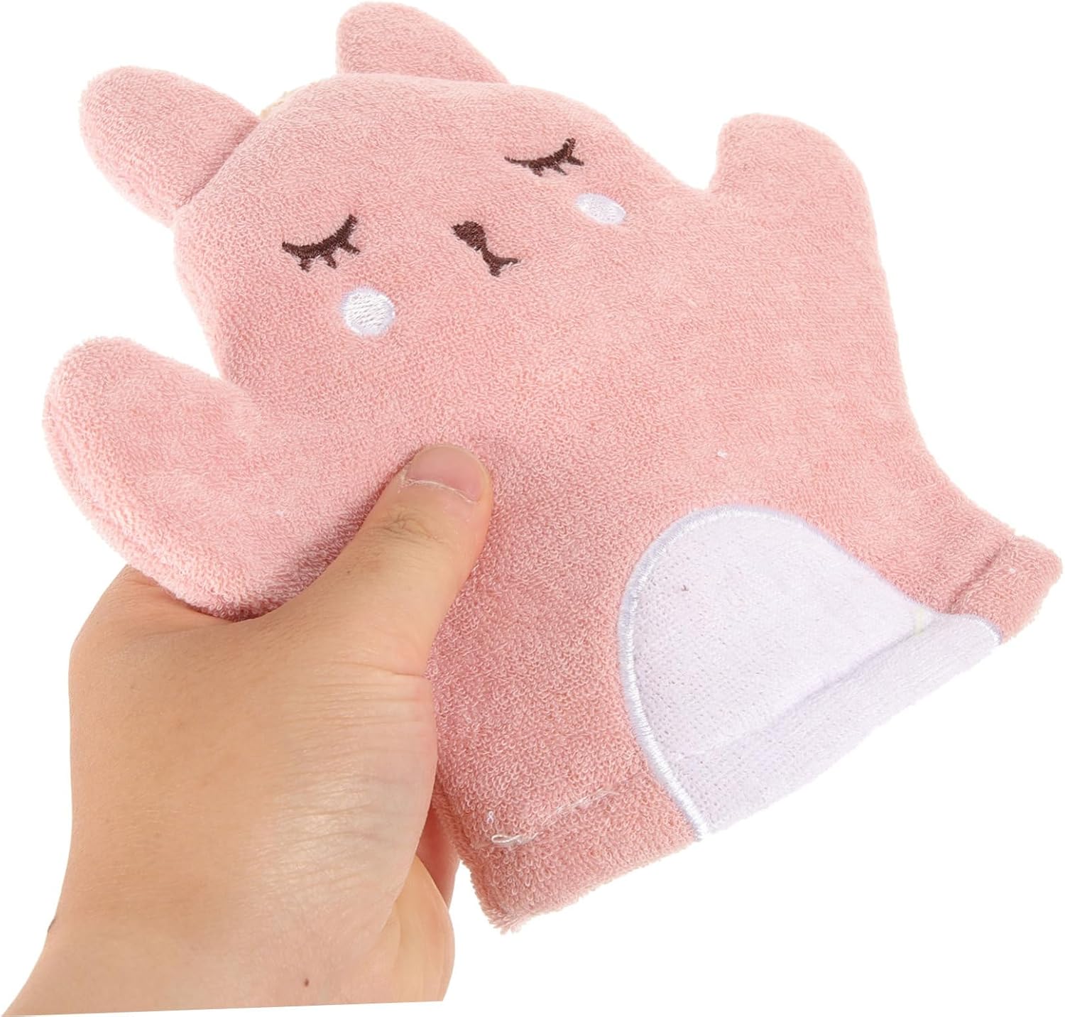 KALLORY Animal Bath Gloves 3pcs Soft Exfoliating Mitts