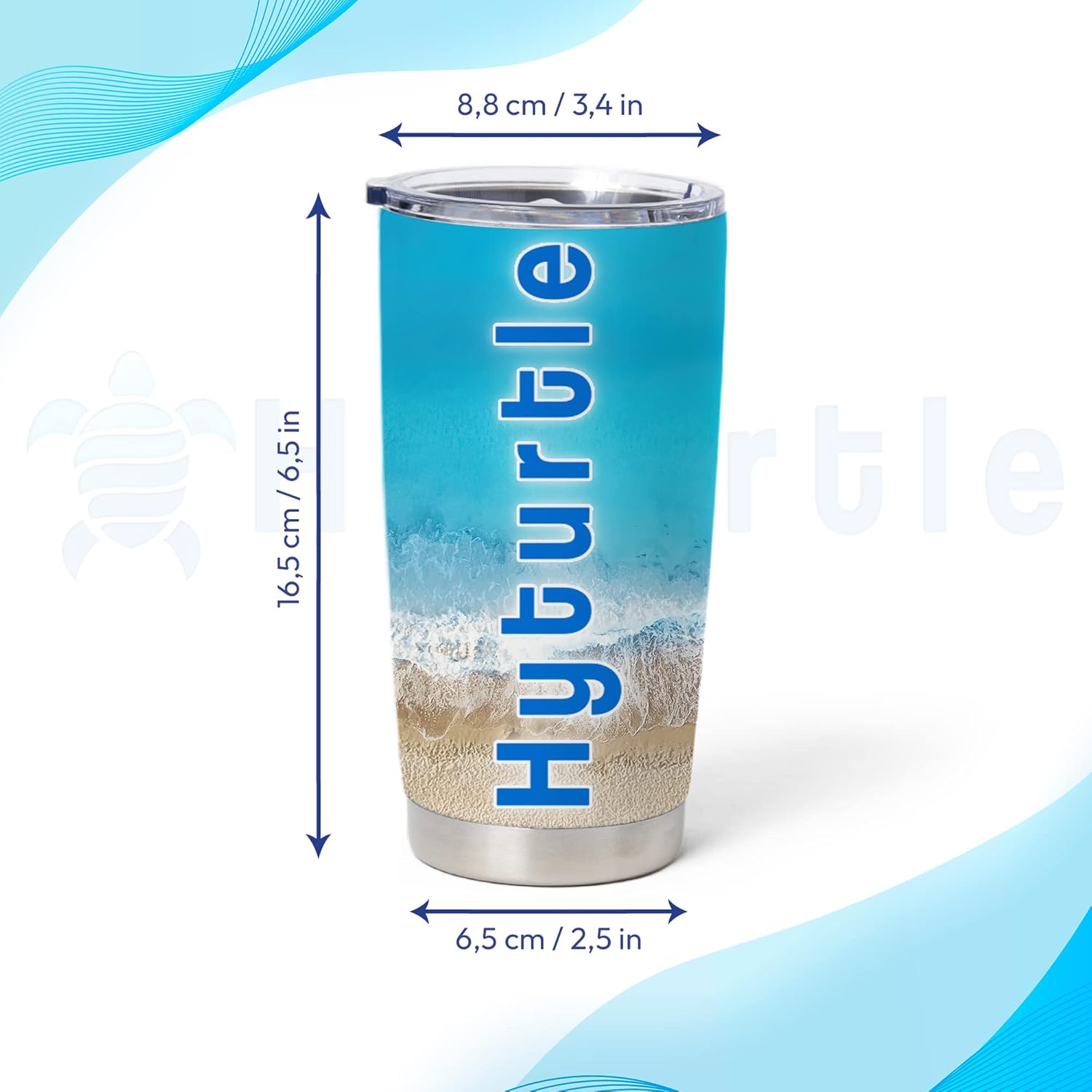 Personalized Sunflower Stainless Steel Tumbler