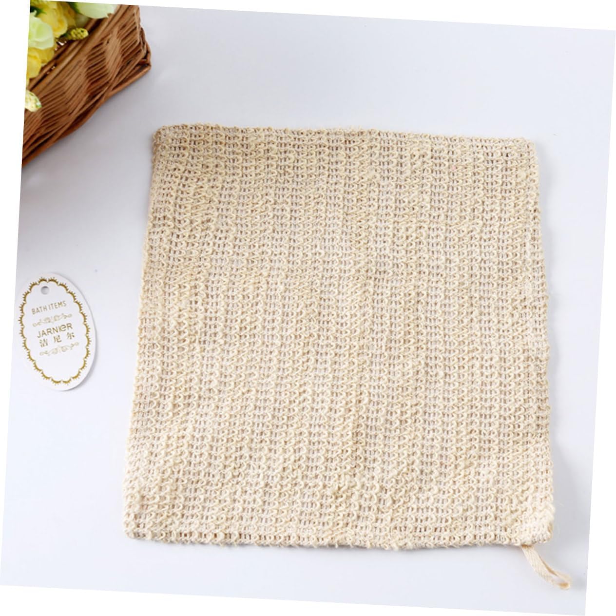 Csieeo 5pc Cotton Linen Bath Towels Set