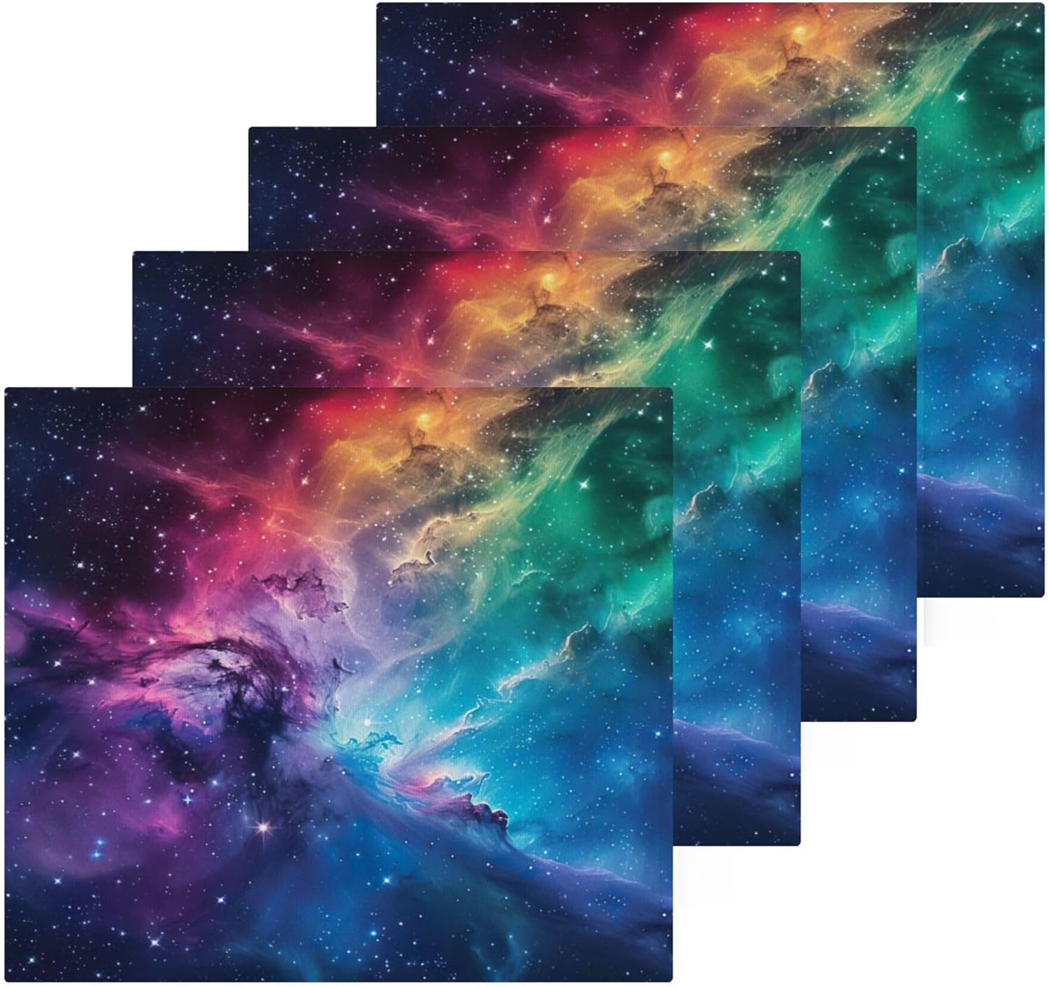 xigua Galaxy Washcloths Set of 2 - 12 x 12 Inch