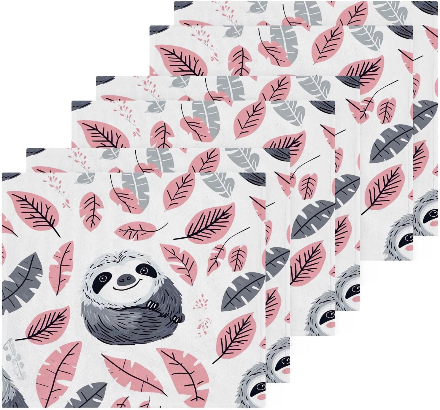 Yetatasbin Sloth Washcloths 2-Pack