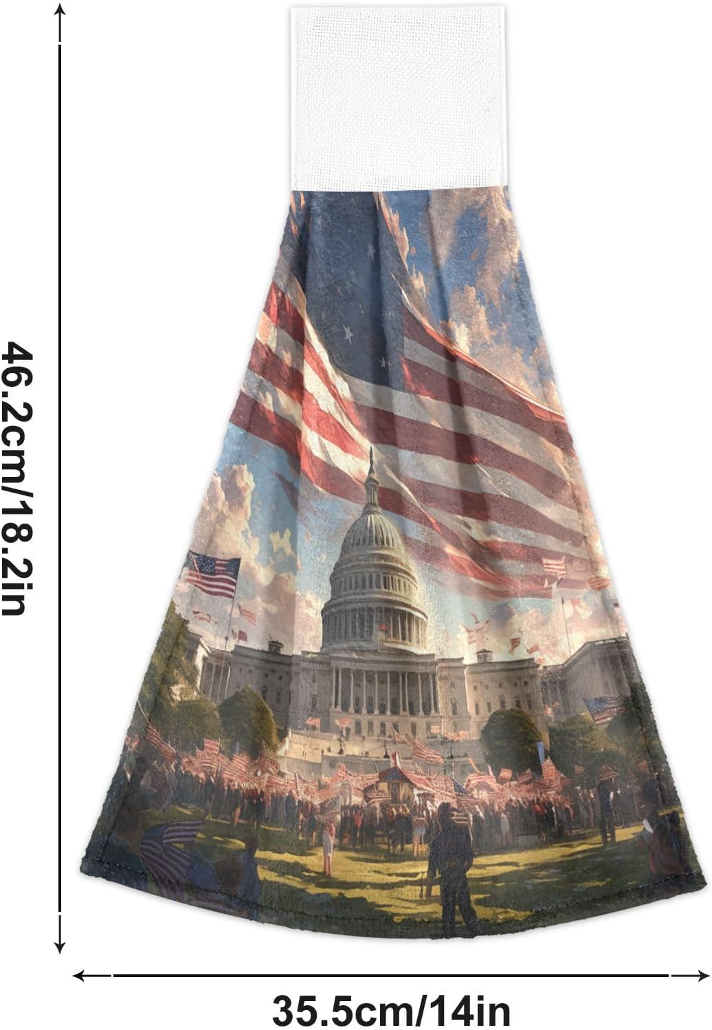 Independence Day Hook Loop Towels