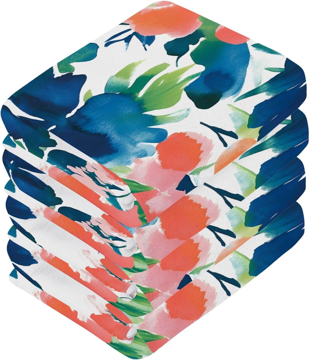 Cute Watercolor Washcloths for Hygiene Style