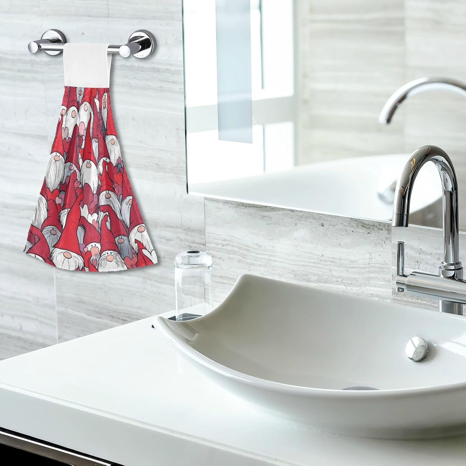 intl valentines day kids cute hand towel DYSPO Hand Towel