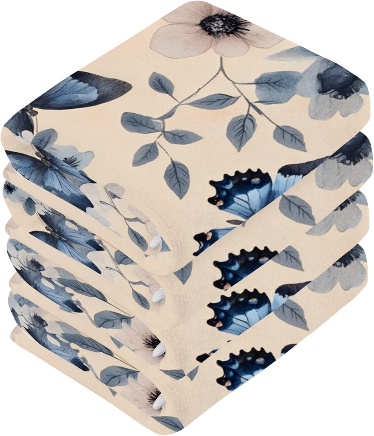 Beautiful Butterfly Washcloth Set