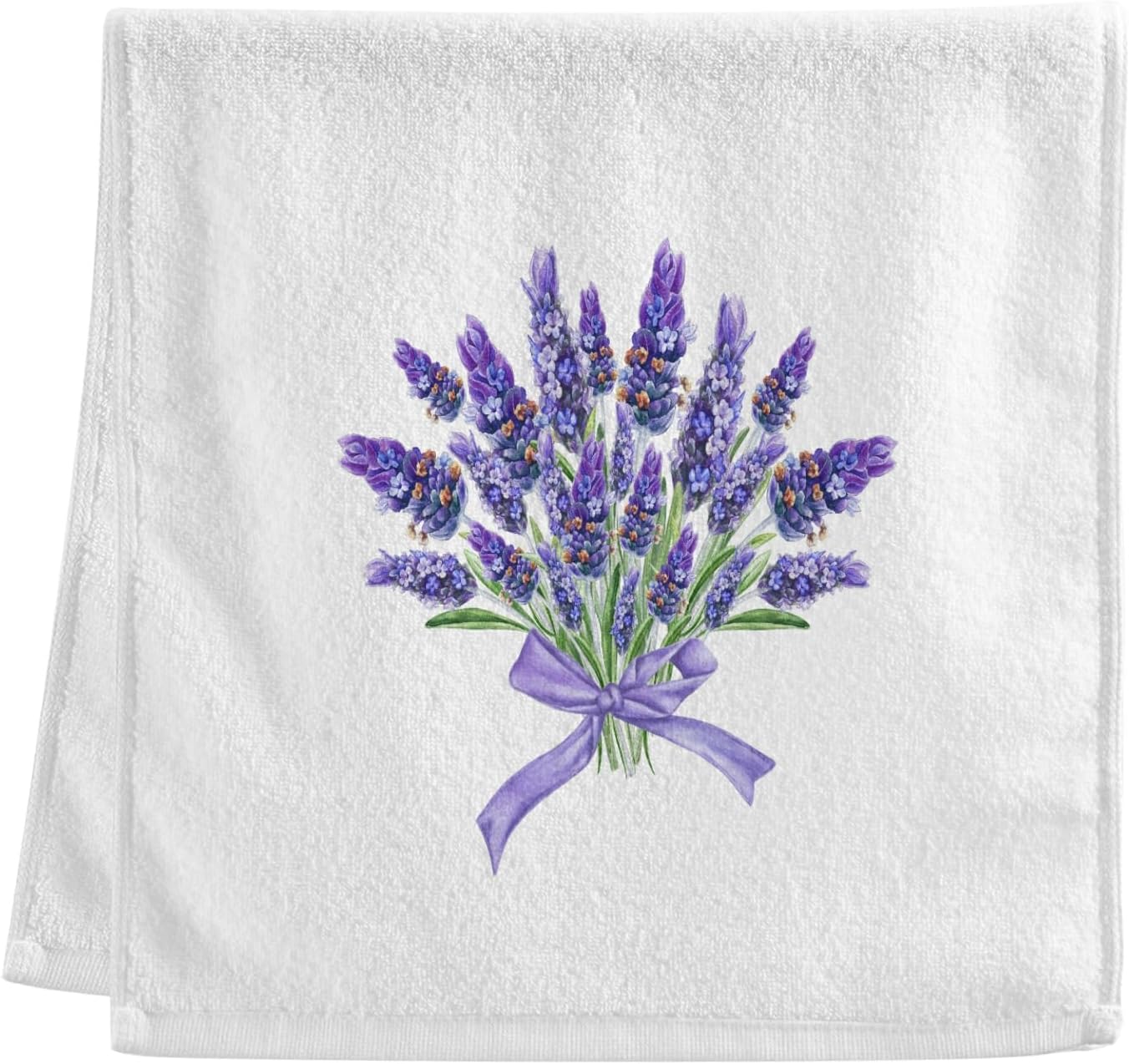 Elegant Lavender at Home bath towels
