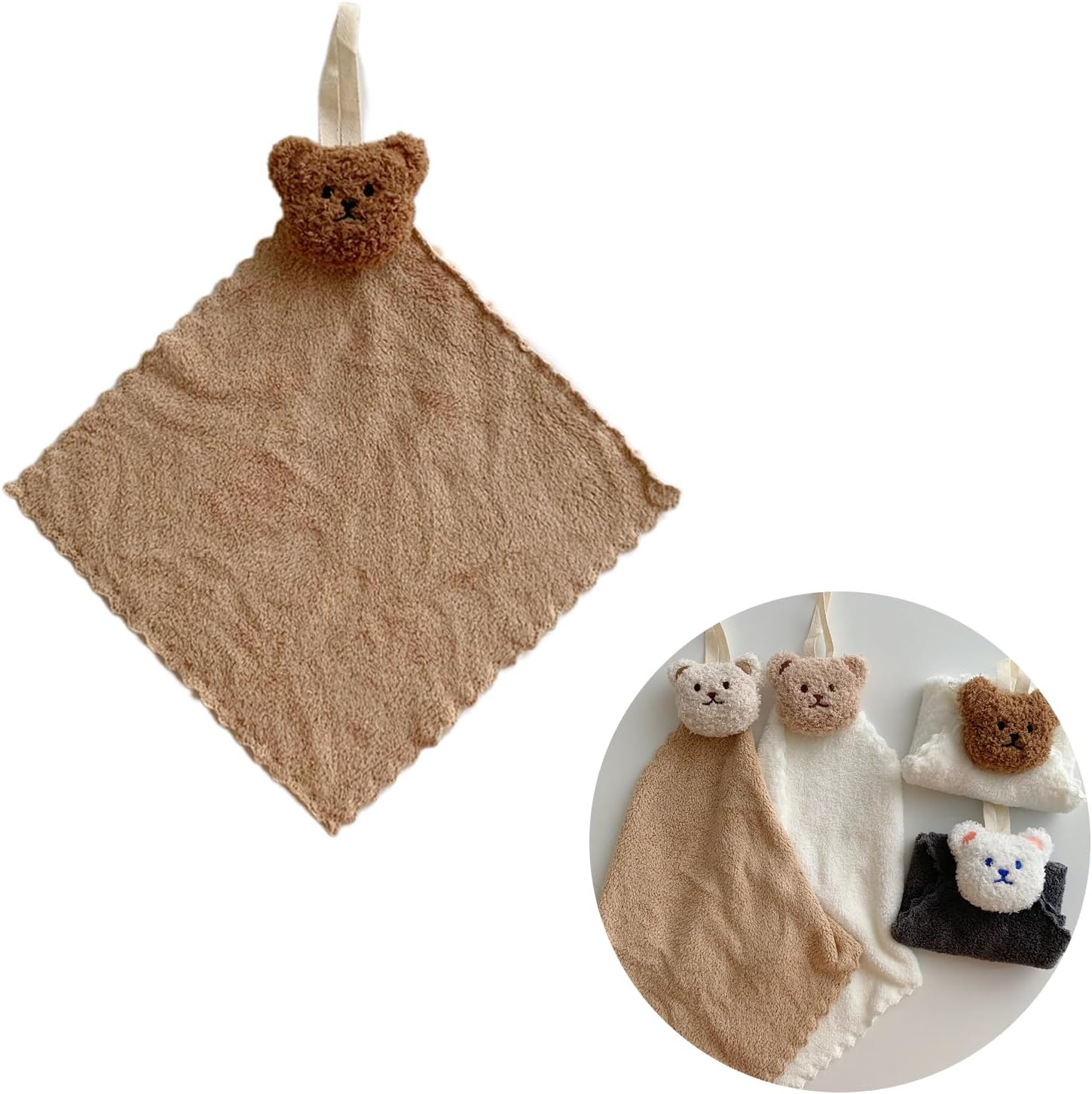PORTABLE Cartoon Soft Hand Towel