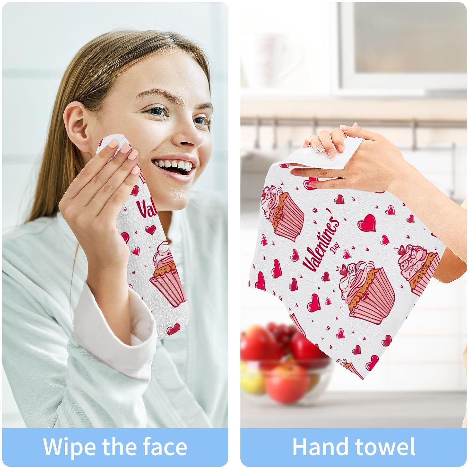Cupcake Washcloth 2-Pack Set