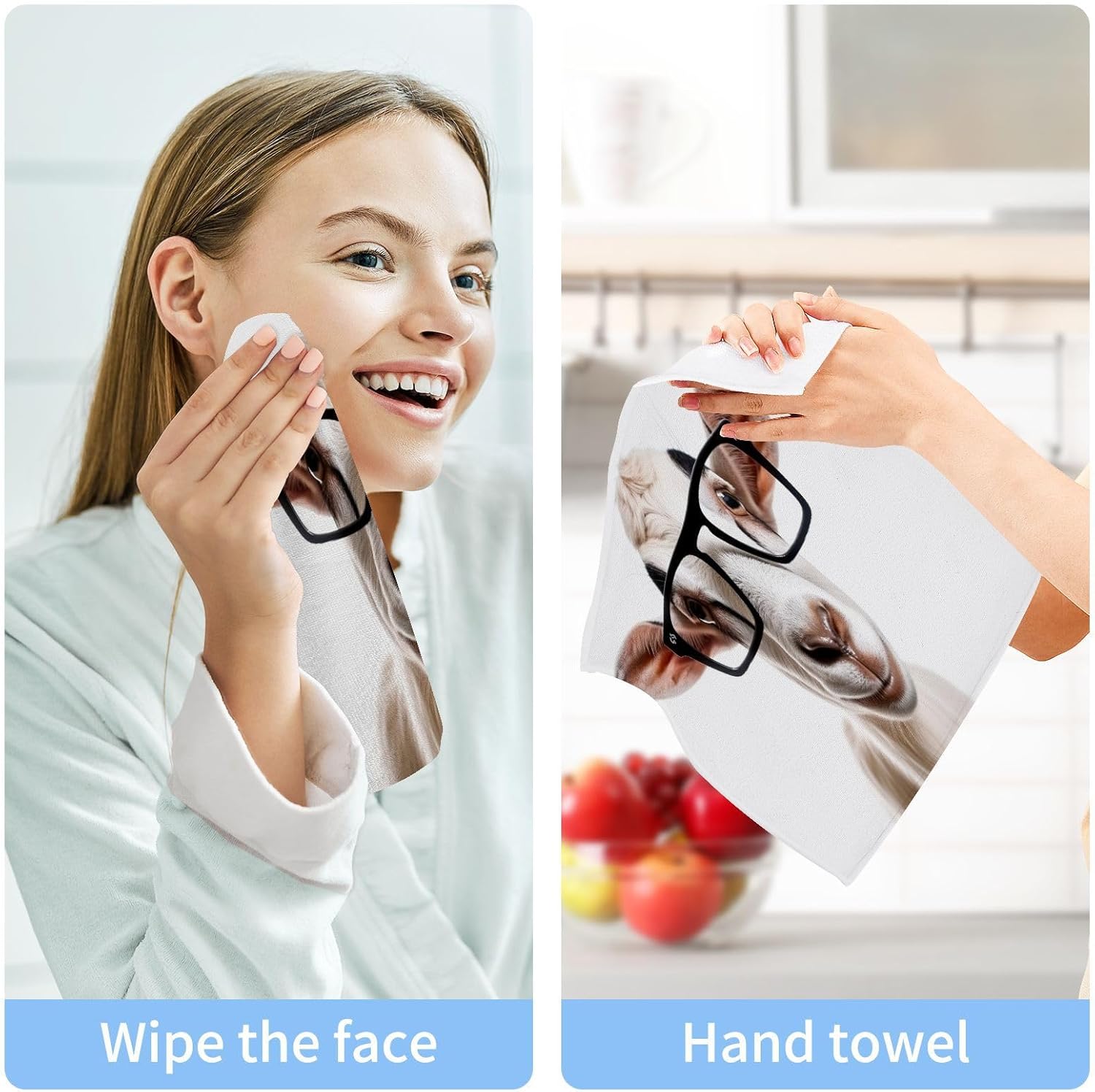 Goat Washcloth 2-Pack
