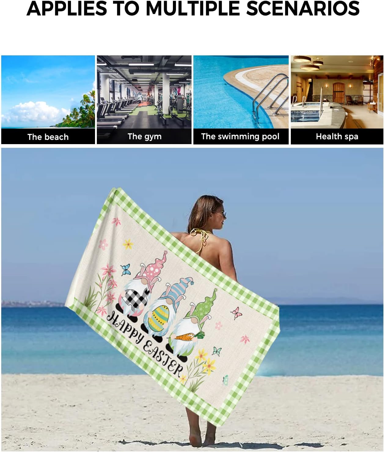 CosyBright 3-Piece Easter Towels Set