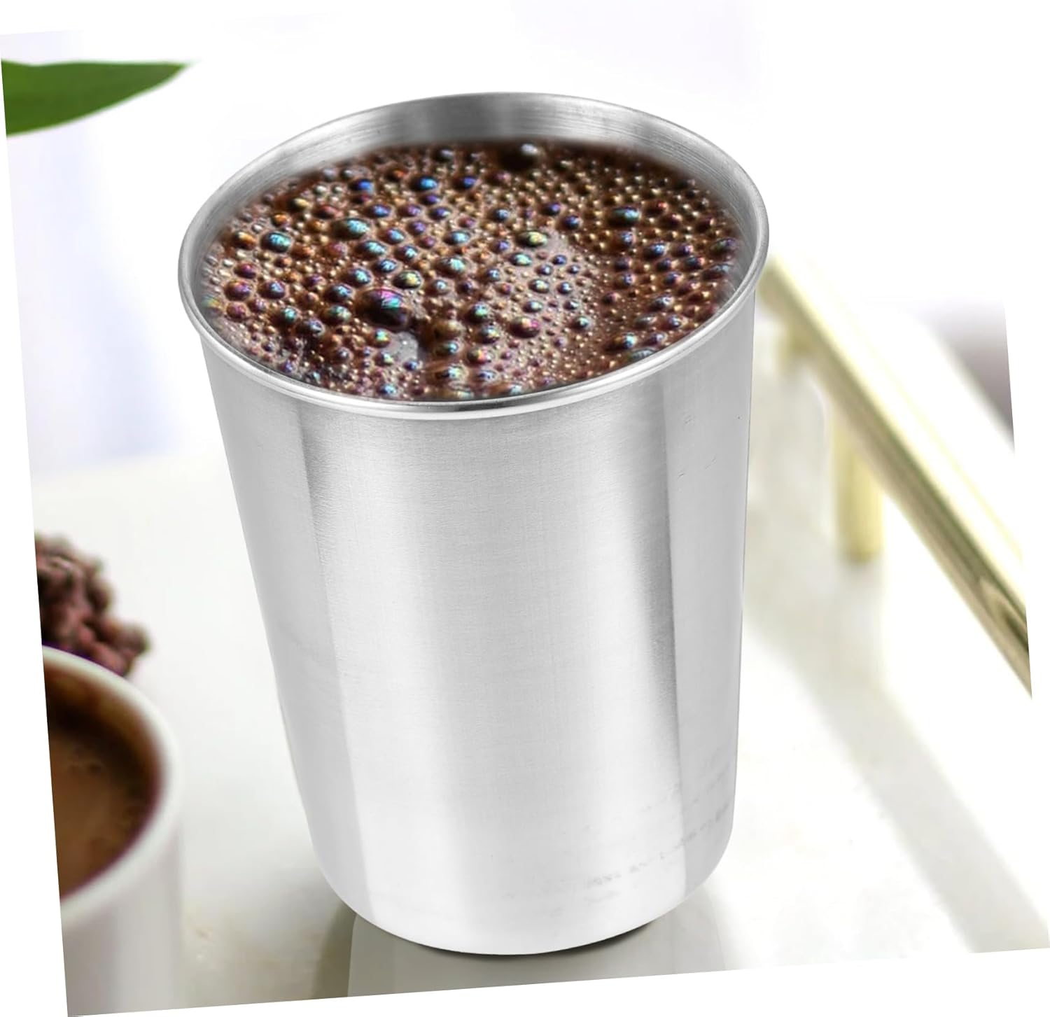 Stainless Steel Tumbler Silver Travel-friendly